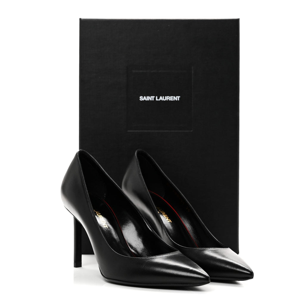 Calfskin Anja 85 Pumps 36 Manto Naturale
