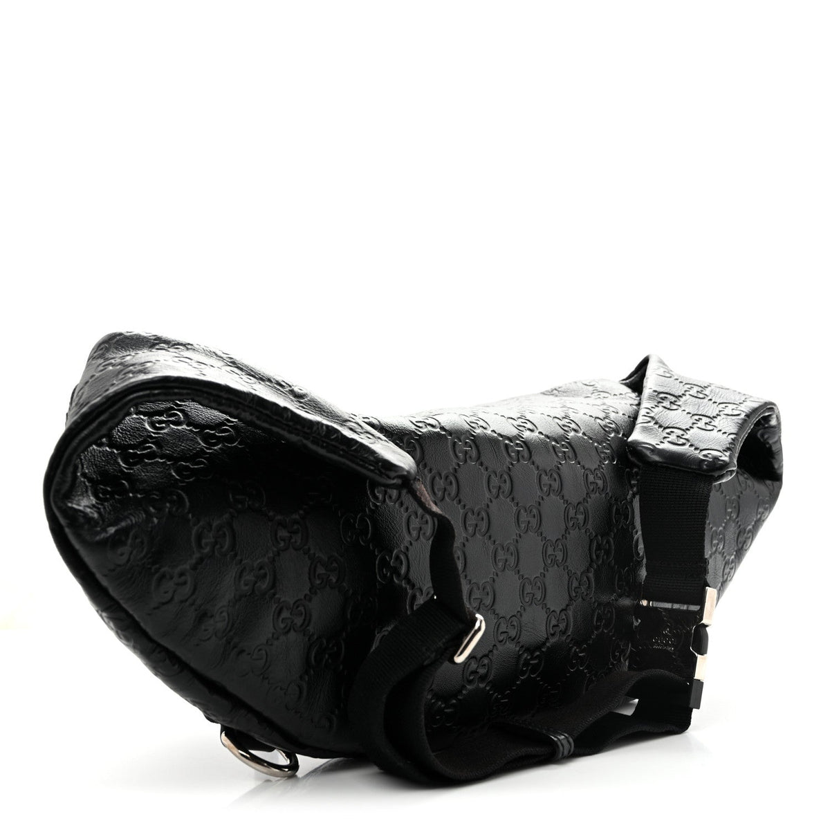 Guccissima Web Belt Bag Black
