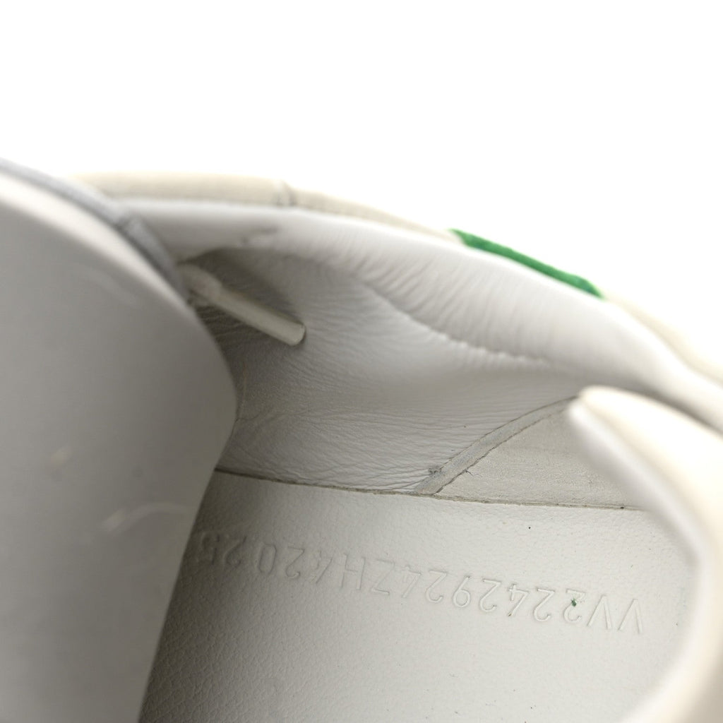 Nappa Suede Goatskin Jet Sneakers 42 White Vert Jungle