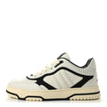 Calfskin Womens Re-Web Sneakers 37 Black White