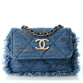 Denim Quilted Denim Mood Belt Bag Blue Multicolor
