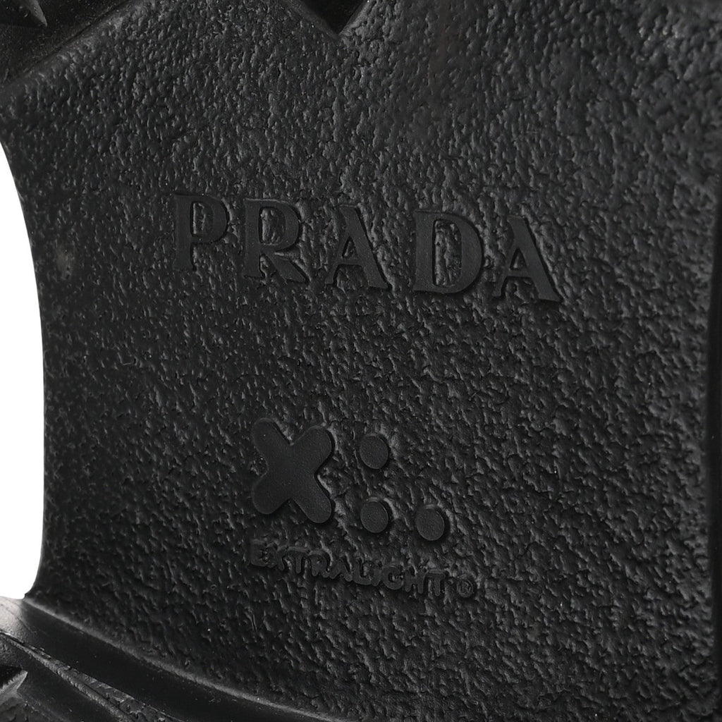 Spazzolato Rois Nylon Metal Triangle Logo Monolith Pouch Pocket 55mm Boots 40 Black