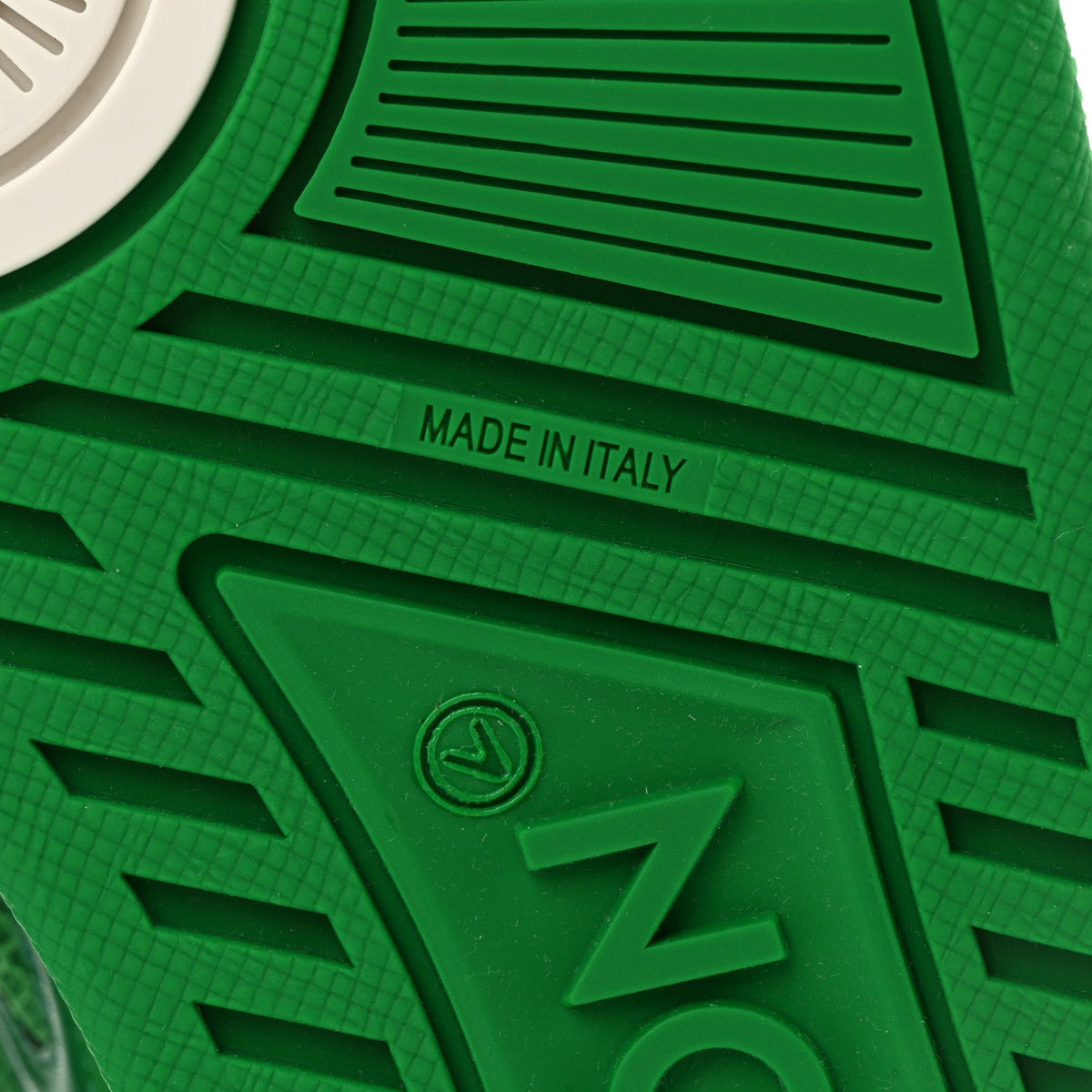Calfskin Mesh Mens LV Skate Sneaker 7.5 Green