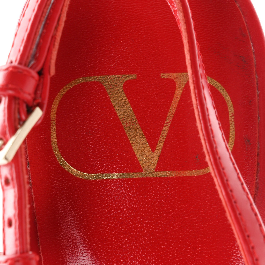 Calfskin Tonal Signature Vlogo Slingback 80mm Pumps 36.5 Rouge Pur