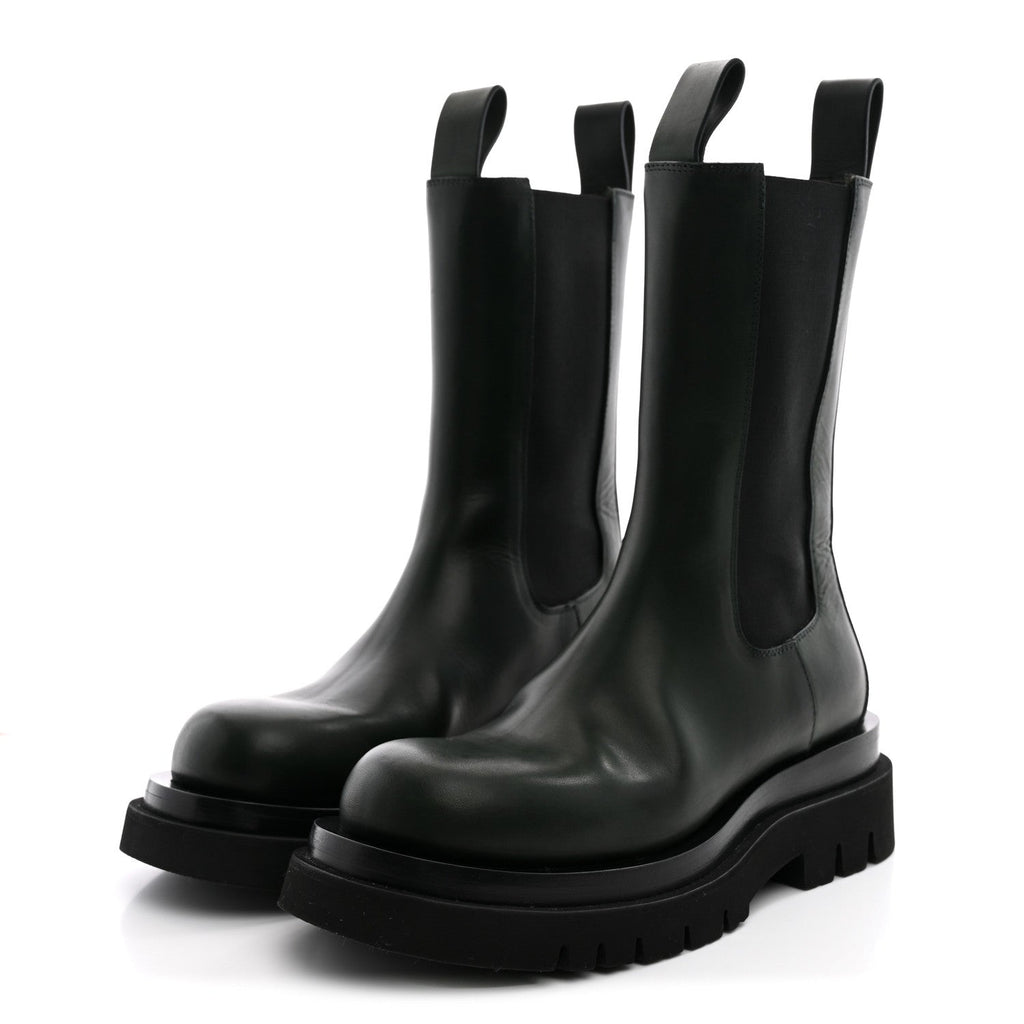 Calfskin The Lug Chelsea 55mm Boots 36 Bottle Green