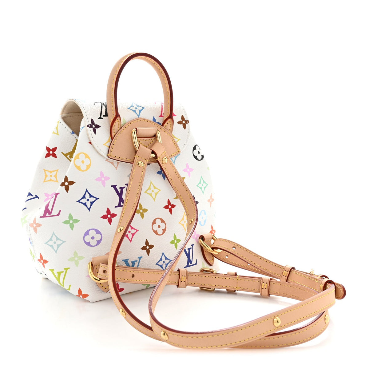 LV X TM Monogram Multicolor Venice Backpack White