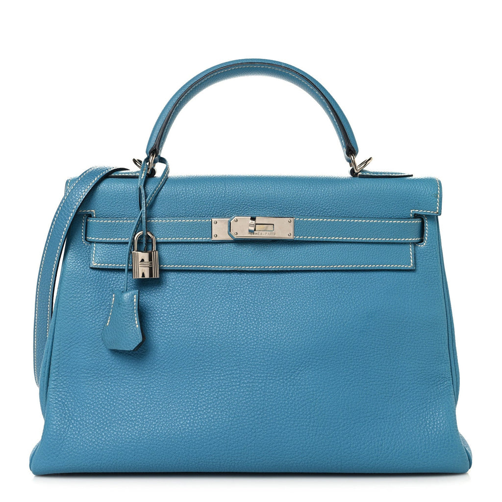Togo Kelly Retourne 32 Bleu Jean