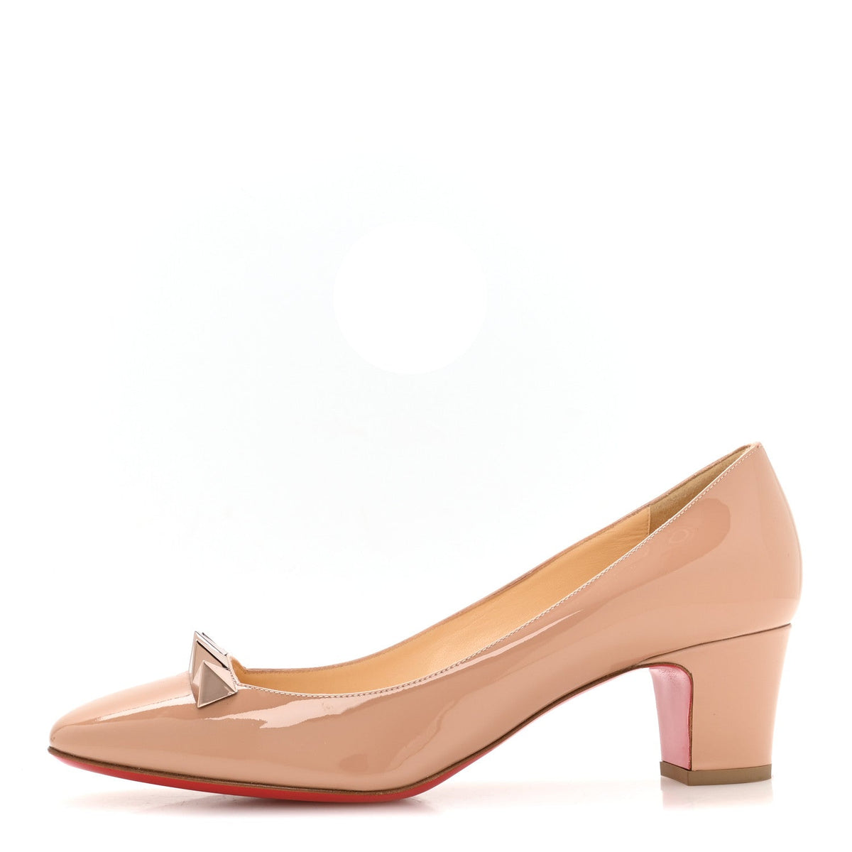 Patent Pyramidam 45 Pumps 40 Nude