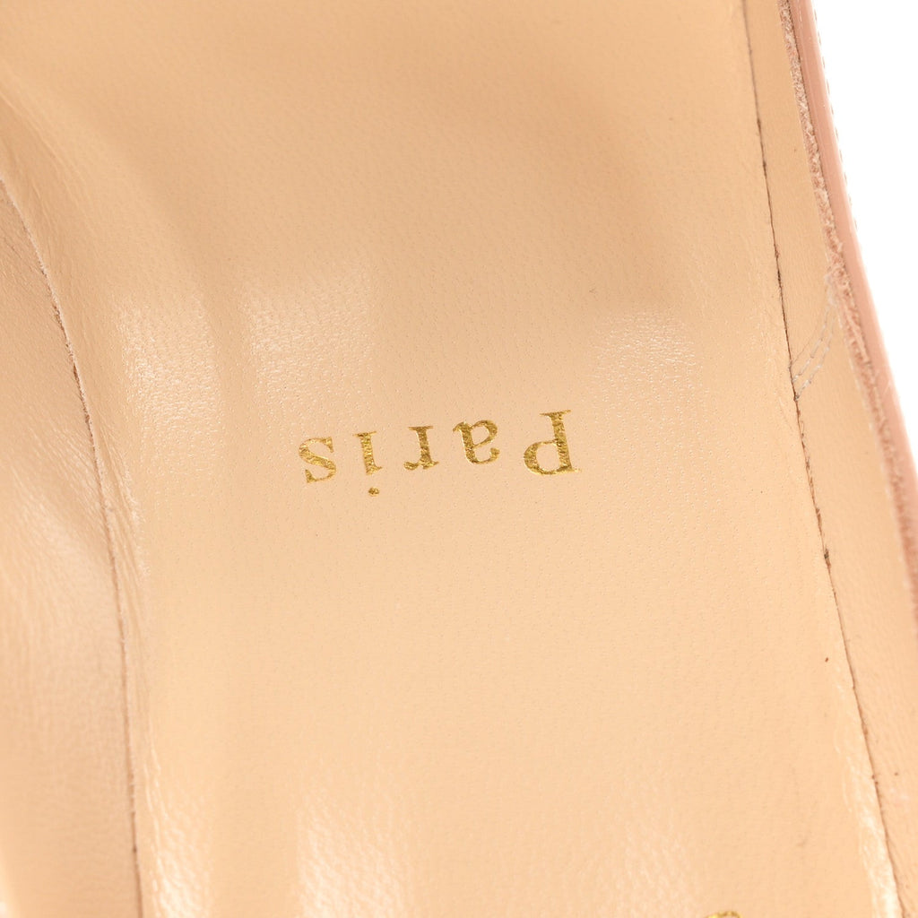 Patent New Very Prive 120 Pumps 36 Nude