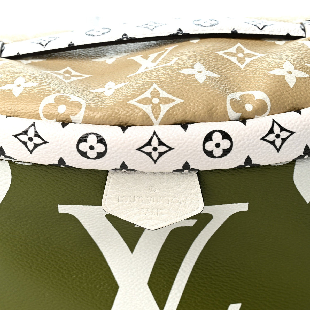 Monogram Giant Bumbag Kaki Beige