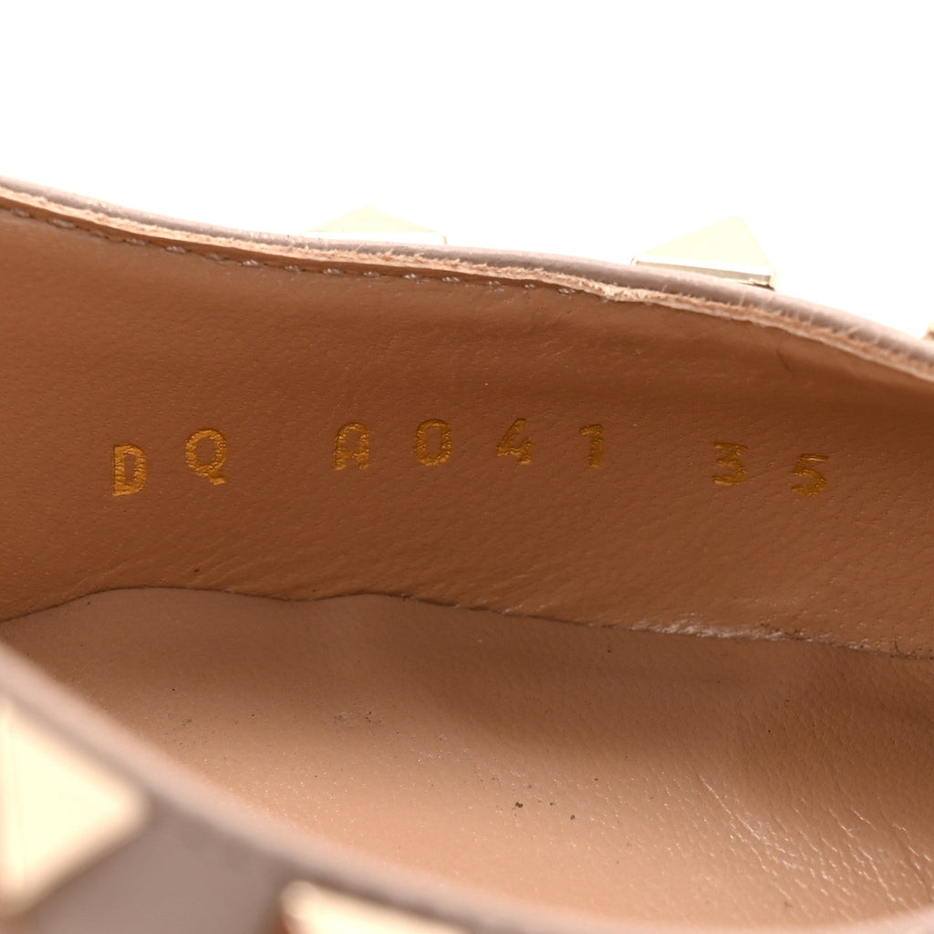 Nappa Rockstud 100mm Pumps 35 Poudre