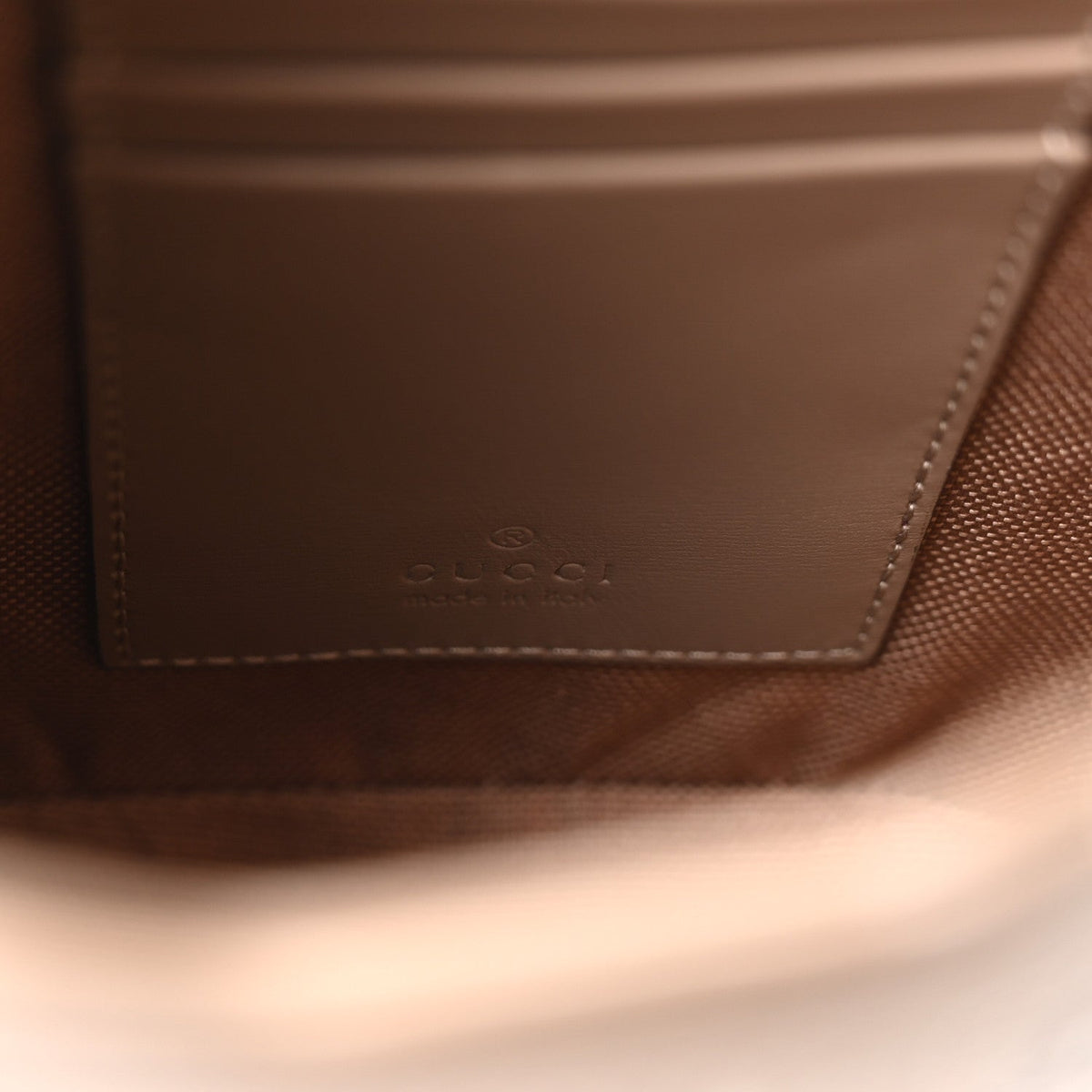 GG Shadow Monogram Mini Bucket Bag Beige Taupe