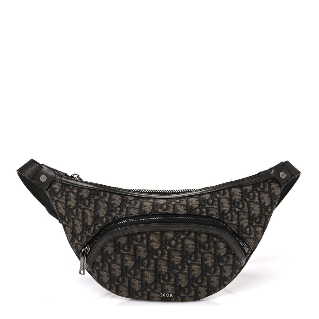 Oblique Saddle Belt Pouch Blue