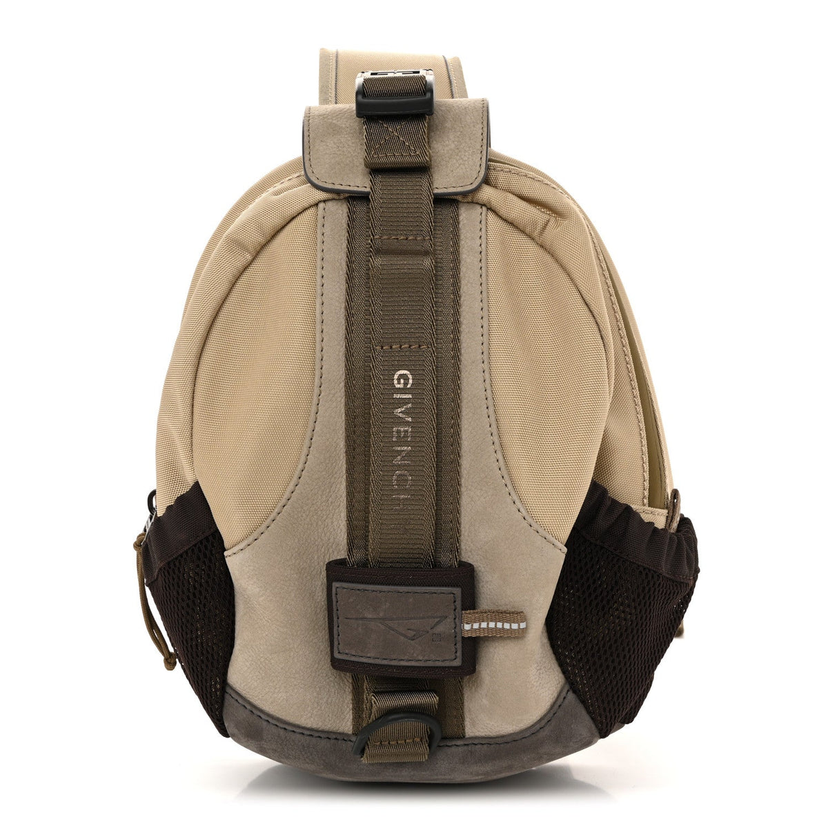 Nylon Nubuck G-Trail Small Sling Bag Taupe Anthracite Sand
