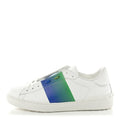 Calfskin Rockstud Untitled Open Sneakers 40  Multicolor White