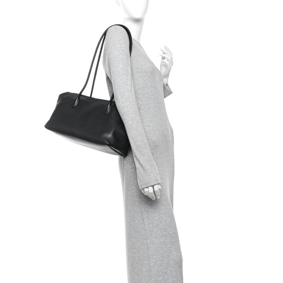 Grained Calfskin Terrasse Bag Black