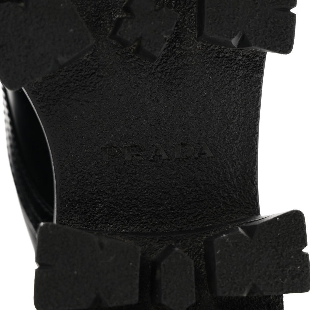 Spazzolato Rois Nylon Metal Triangle Logo Monolith Pouch Pocket 55mm Boots 38 Black