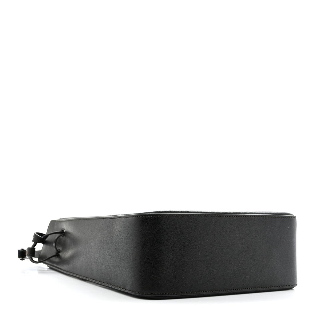 Calfskin Large Bucket Bag New Vert Fonce