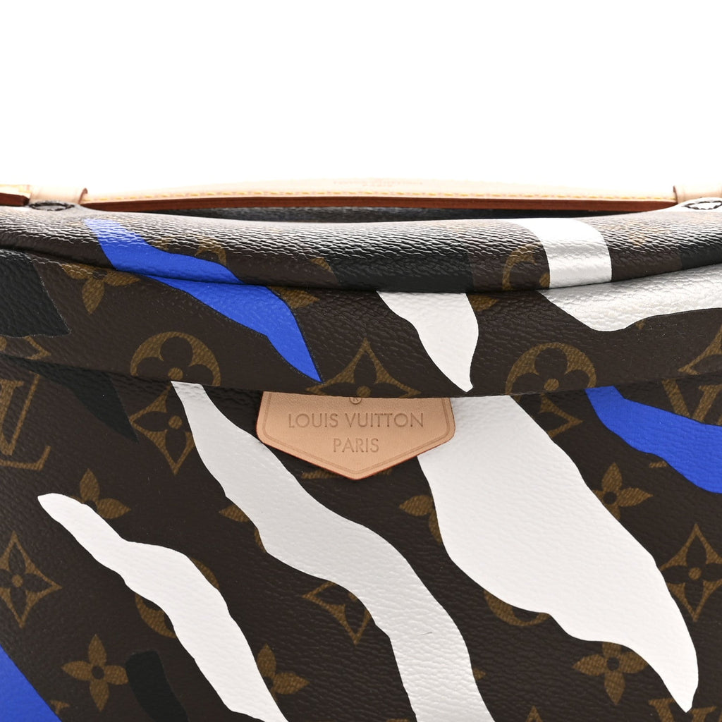 x LOL Monogram Bumbag Blue Silver