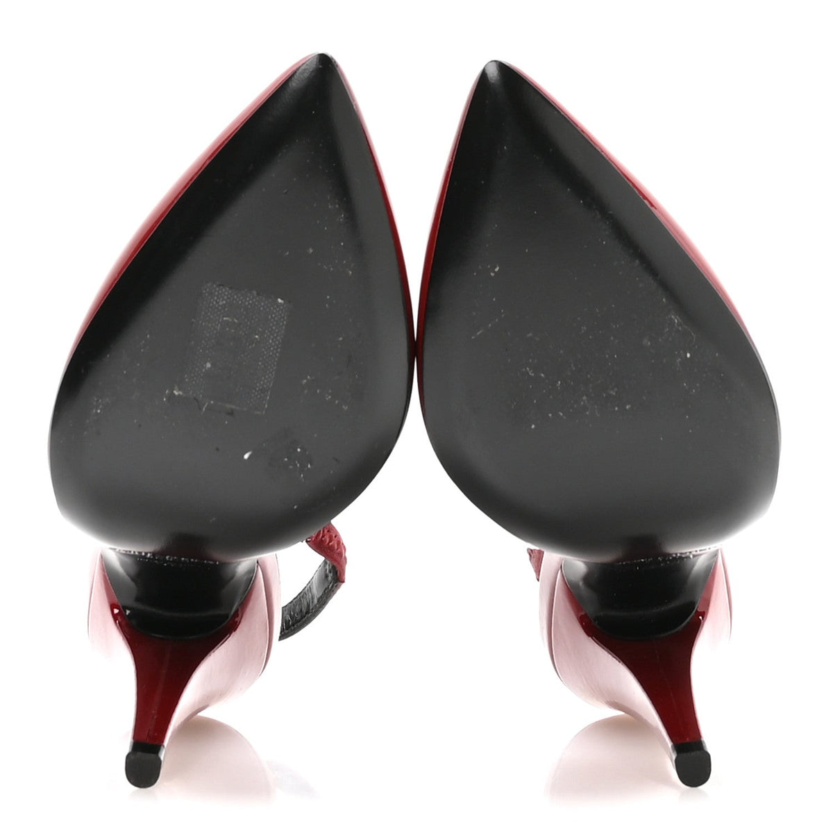 Patent Venus 110 Slingback Pumps 36 Hot Red