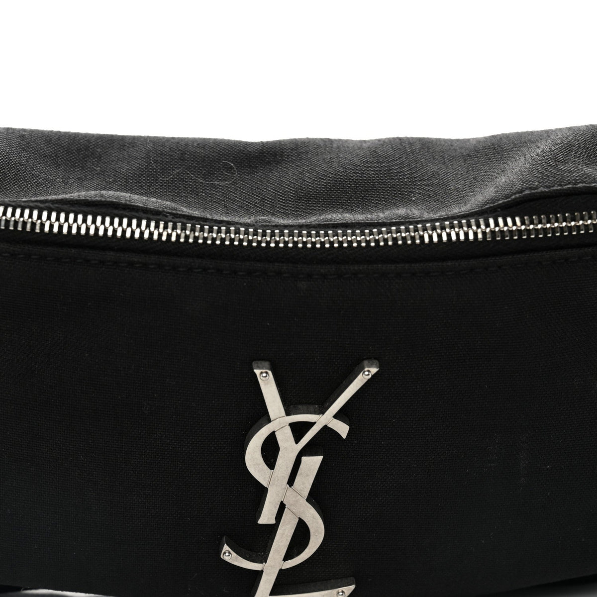 Canvas Monogram Belt Bag Black