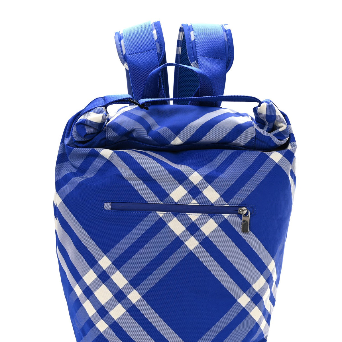 Nylon Nova Check Roll Backpack Knight