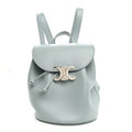 Triomphe Calfskin Bonnie Backpack Ice Blue