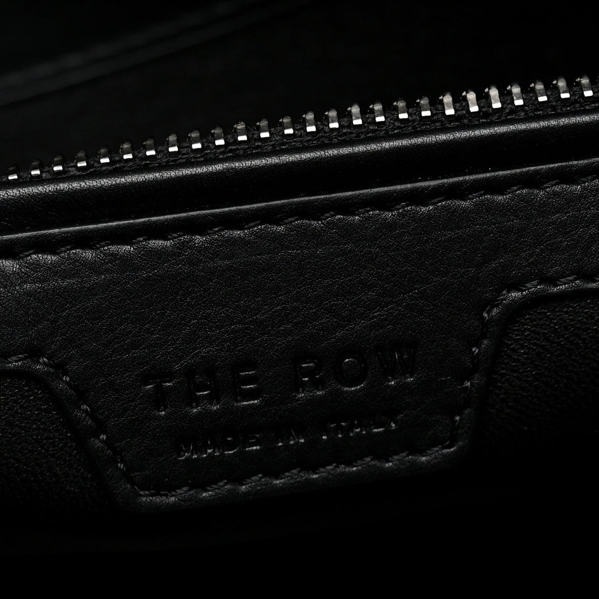Grained Calfskin Terrasse Bag Black