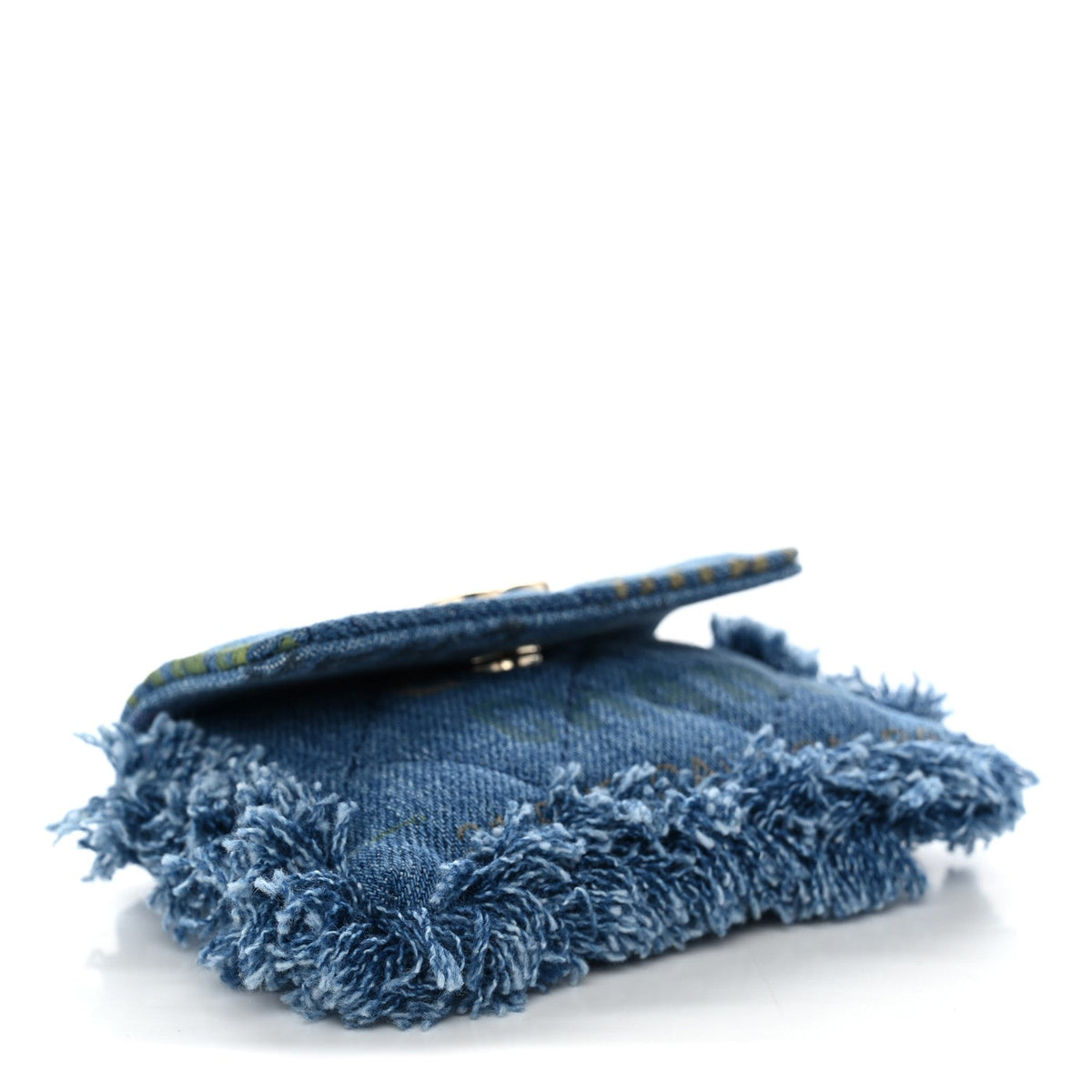 Denim Quilted Denim Mood Belt Bag Blue Multicolor
