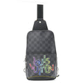 Damier Graphite Logo Avenue Sling Backpack Multicolor