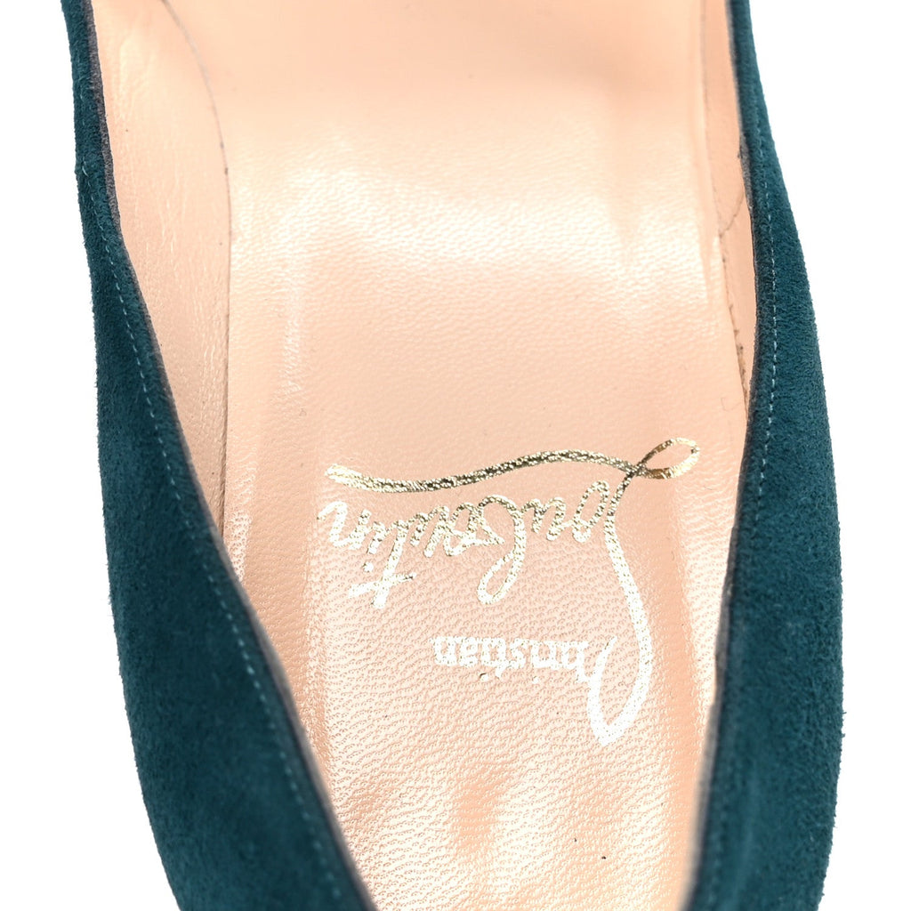 Suede Simple 85 Pumps 37 Green