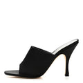 Raso Seta Logo Sandal Pumps 38 Black