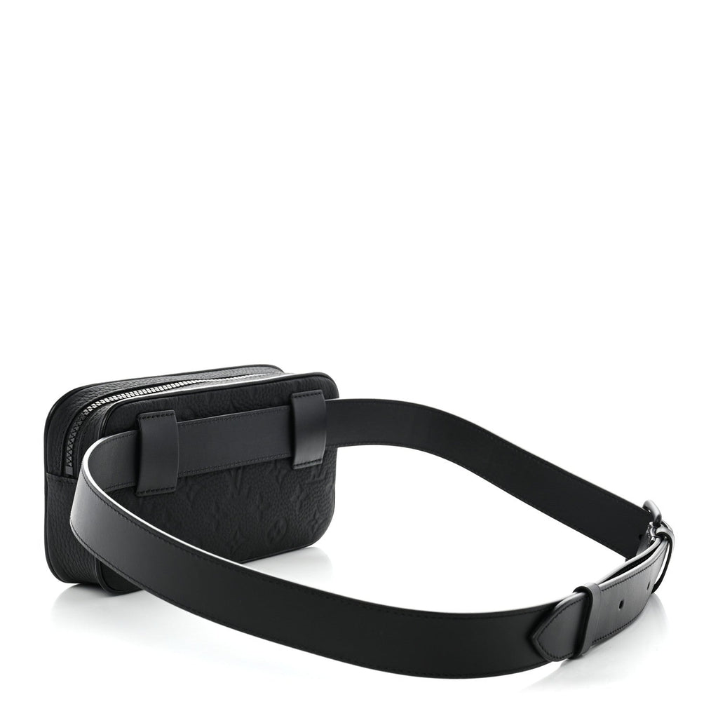 Taurillon Monogram Uniformes Solar Ray Soft Pochette Volga Belt Bag Black