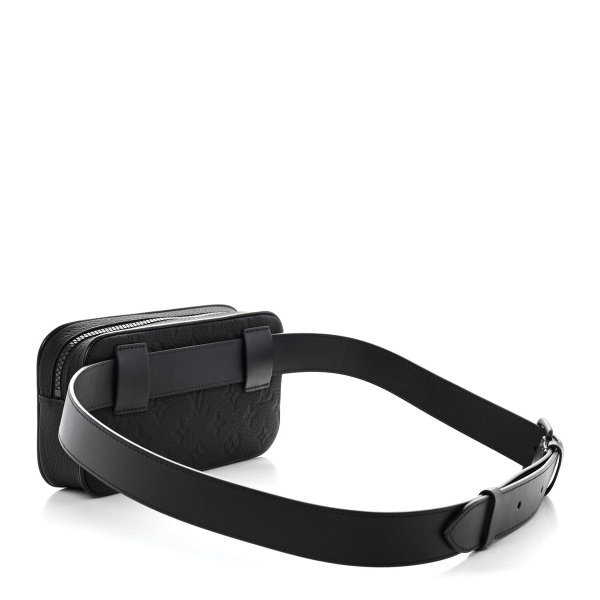 Taurillon Monogram Uniformes Solar Ray Soft Pochette Volga Belt Bag Black