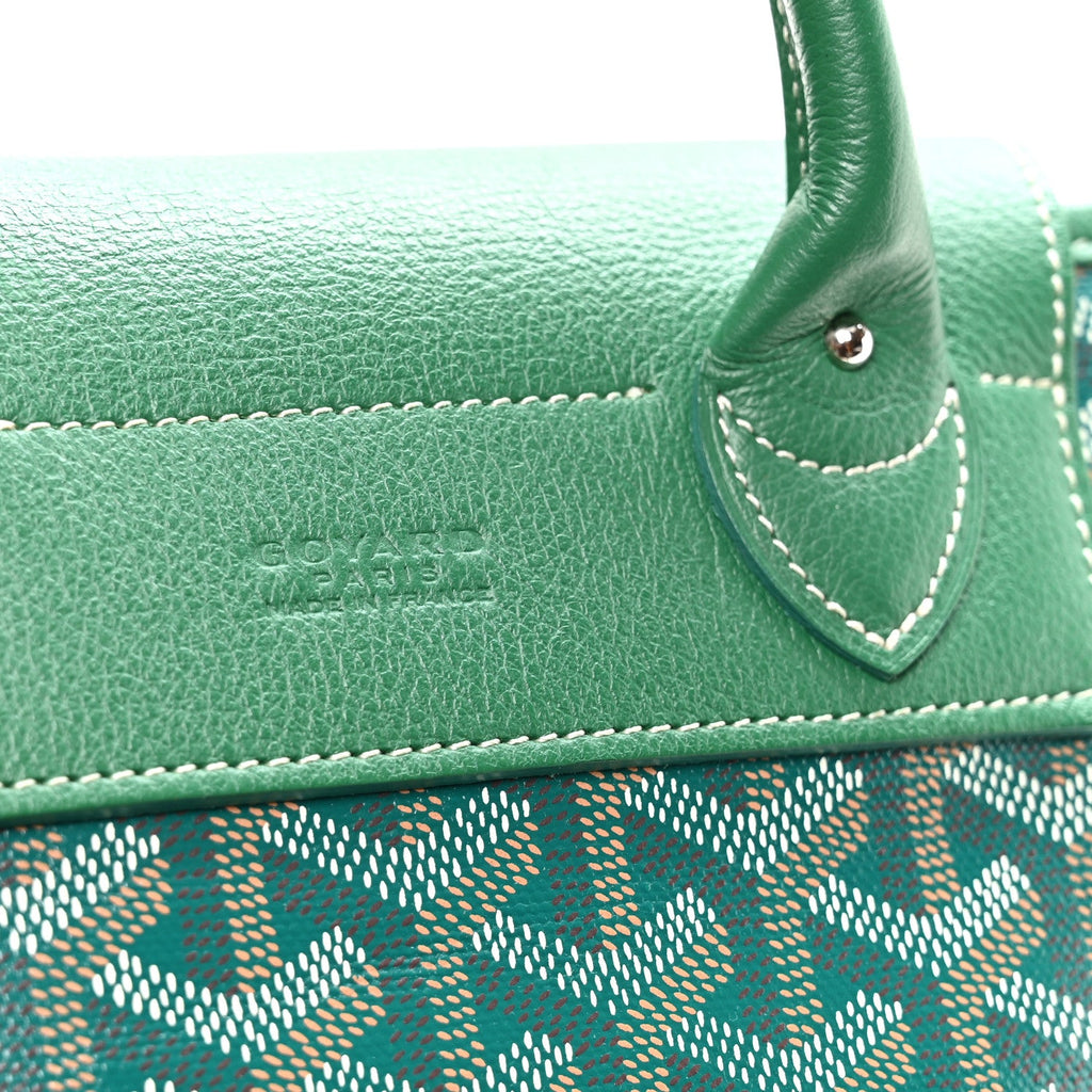 Goyardine Calfskin Mini Alpin Backpack Green