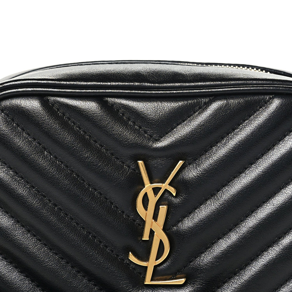 Calfskin Matelasse Monogram Lou Belt Bag Black