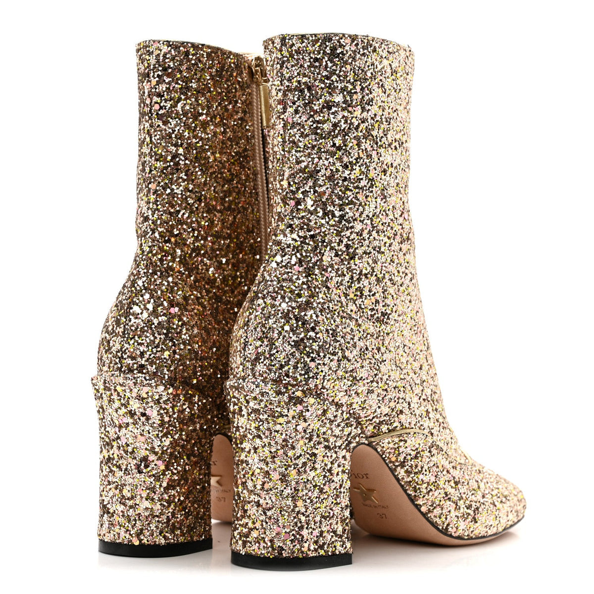 Glitter D-Circus 80mm Short Boots 37 Gold