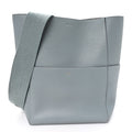 Soft Grained Calfskin Sangle Bucket Bag Storm