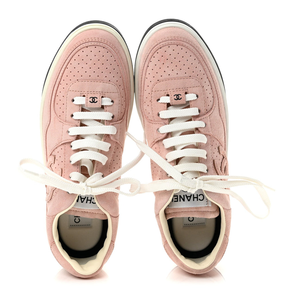 Suede Womens CC Sneakers 38.5 Light Pink