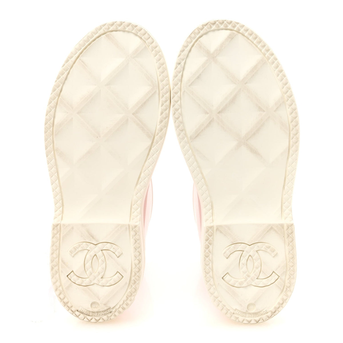 Caoutchouk CC High Boots 39 Light Pink White
