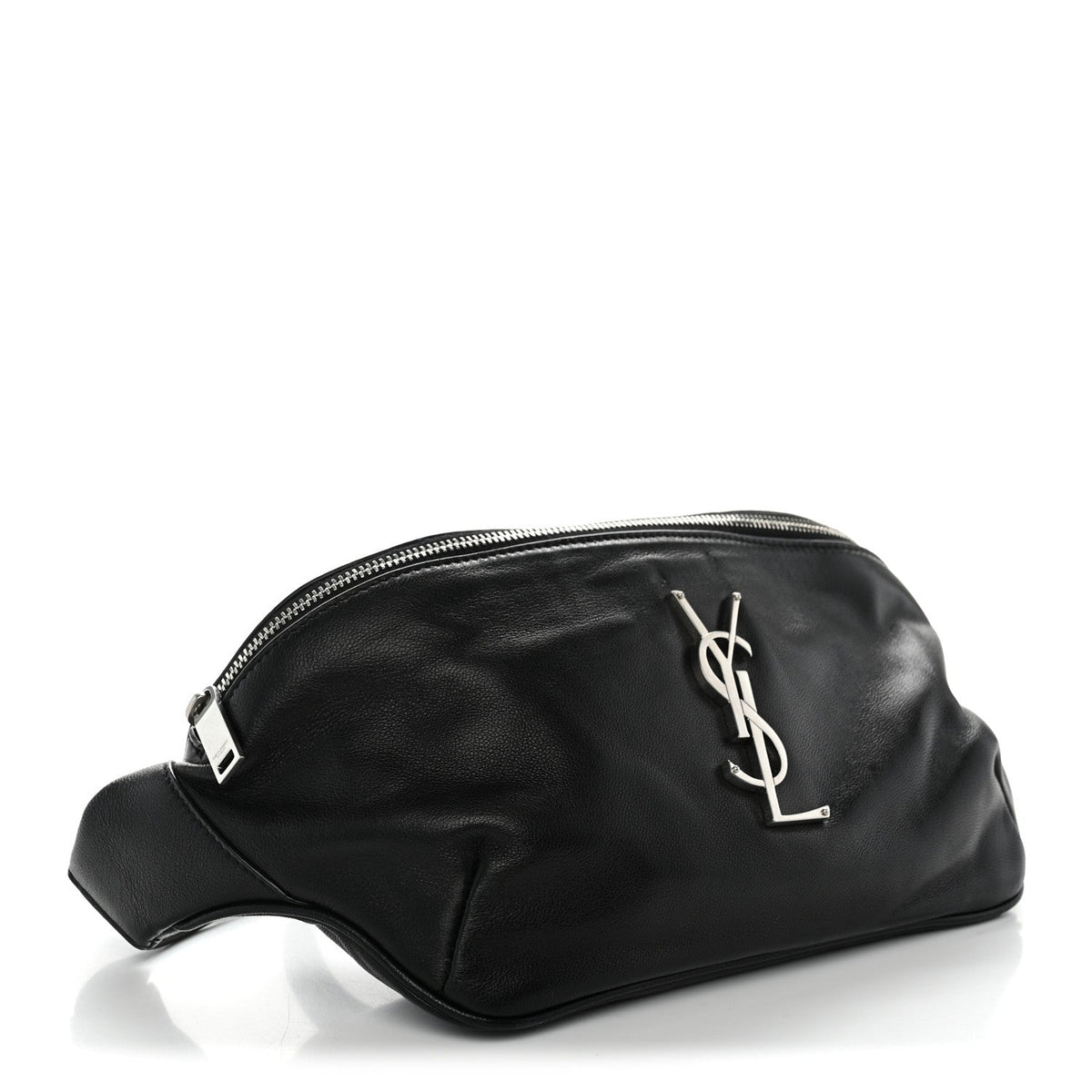 Lambskin Monogram Belt Bag Black