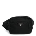 Tessuto Nylon Montagna Belt Bag Black