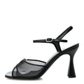 Mesh Grosgrain CC Slingback Pumps 39 Black