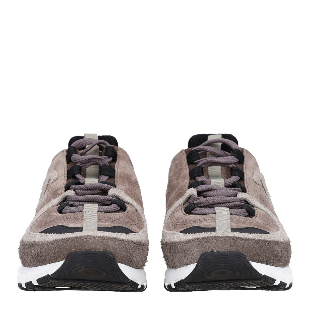 Calfskin Suede CC Sneakers 37 Brown Black