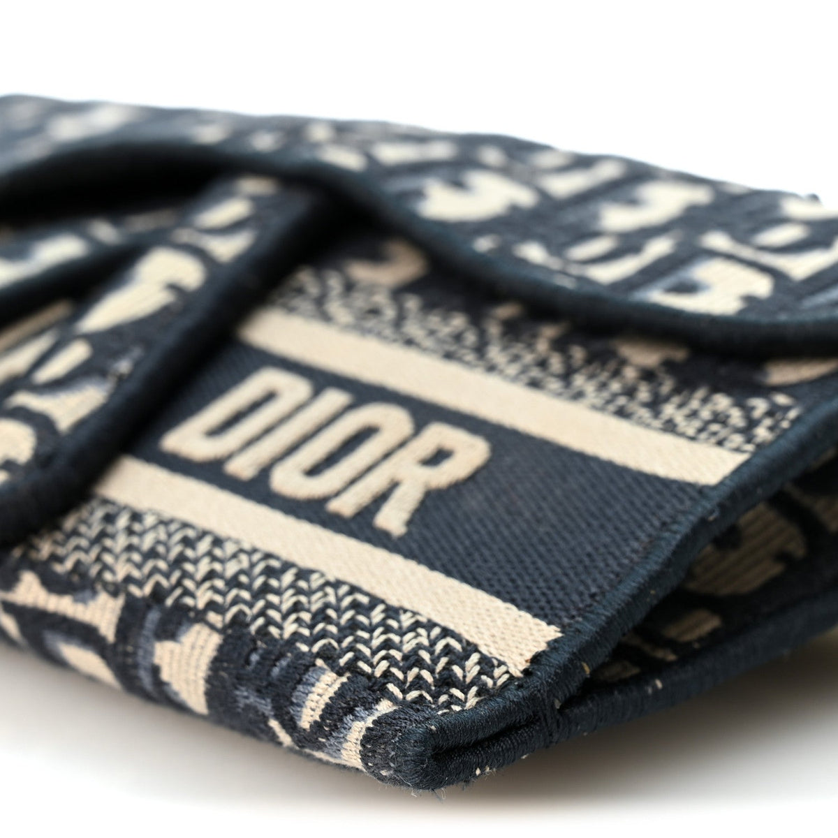 Oblique Slim Saddle Pouch Blue