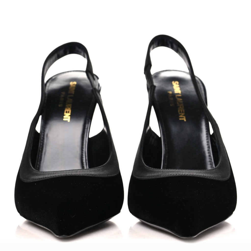 Velluto Master Raso Regale Victoire 115 Slingback Pumps 38.5