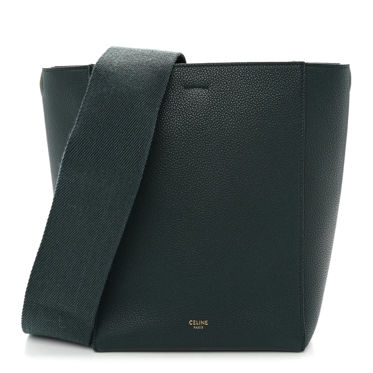 Soft Grained Calfskin Small Sangle Bucket Bag Amazone