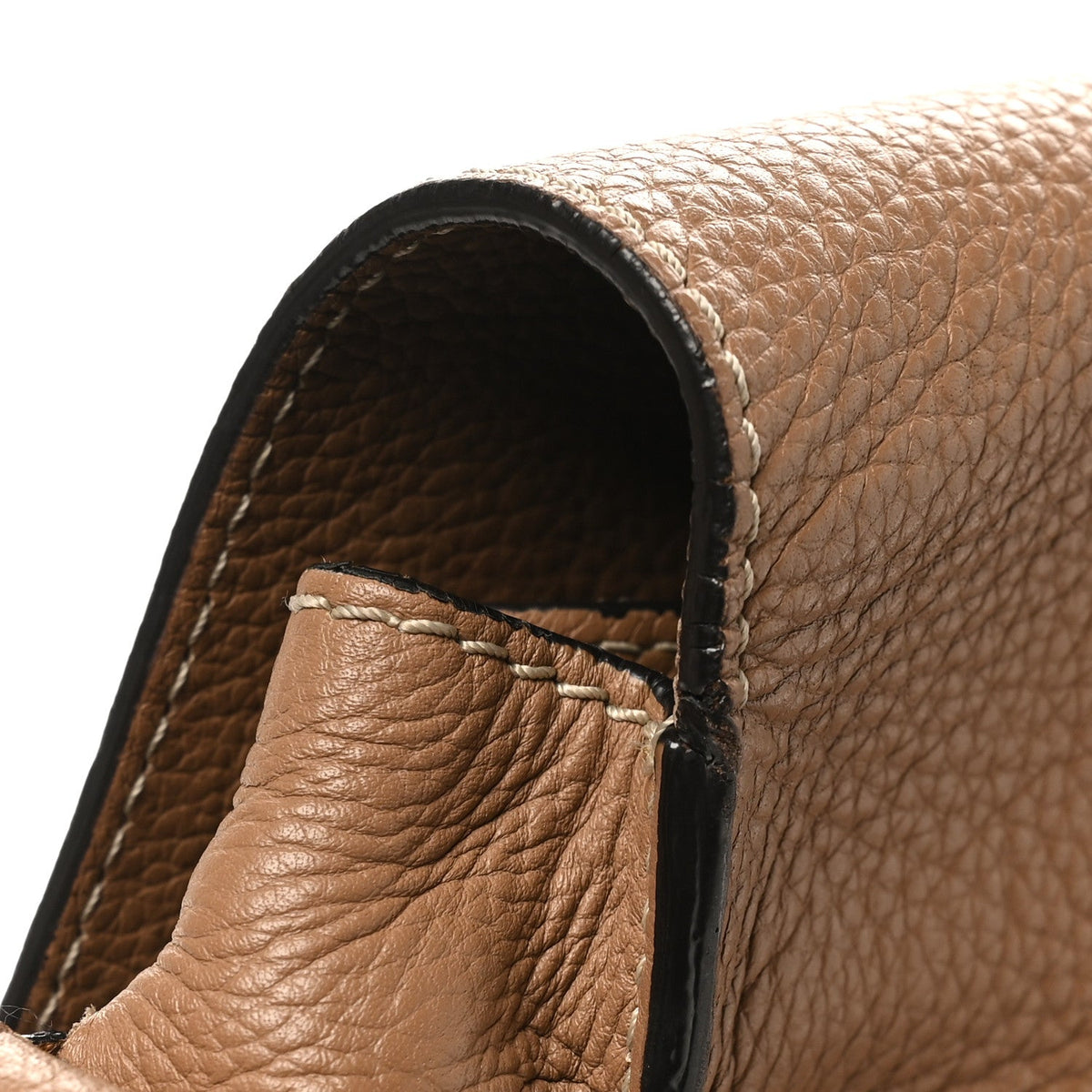 Calfskin Medium Marcie Round Crossbody Bag Nut