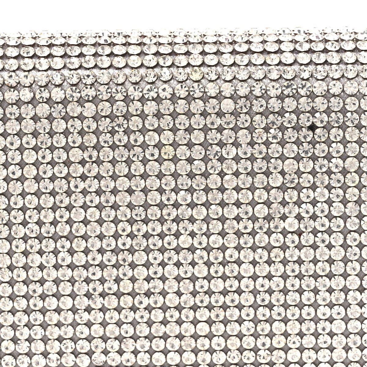 Swarovski Crystal Convertible Belt Bag Silver