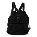 Tessuto Nylon Vela Cinch Backpack Black